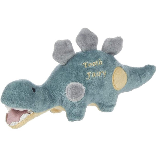 Get your kiddo the Maison Chic Dino the Dinosaur Tooth Fairy and they can place the tooth in his mouth for safekeeping after they lose it. 