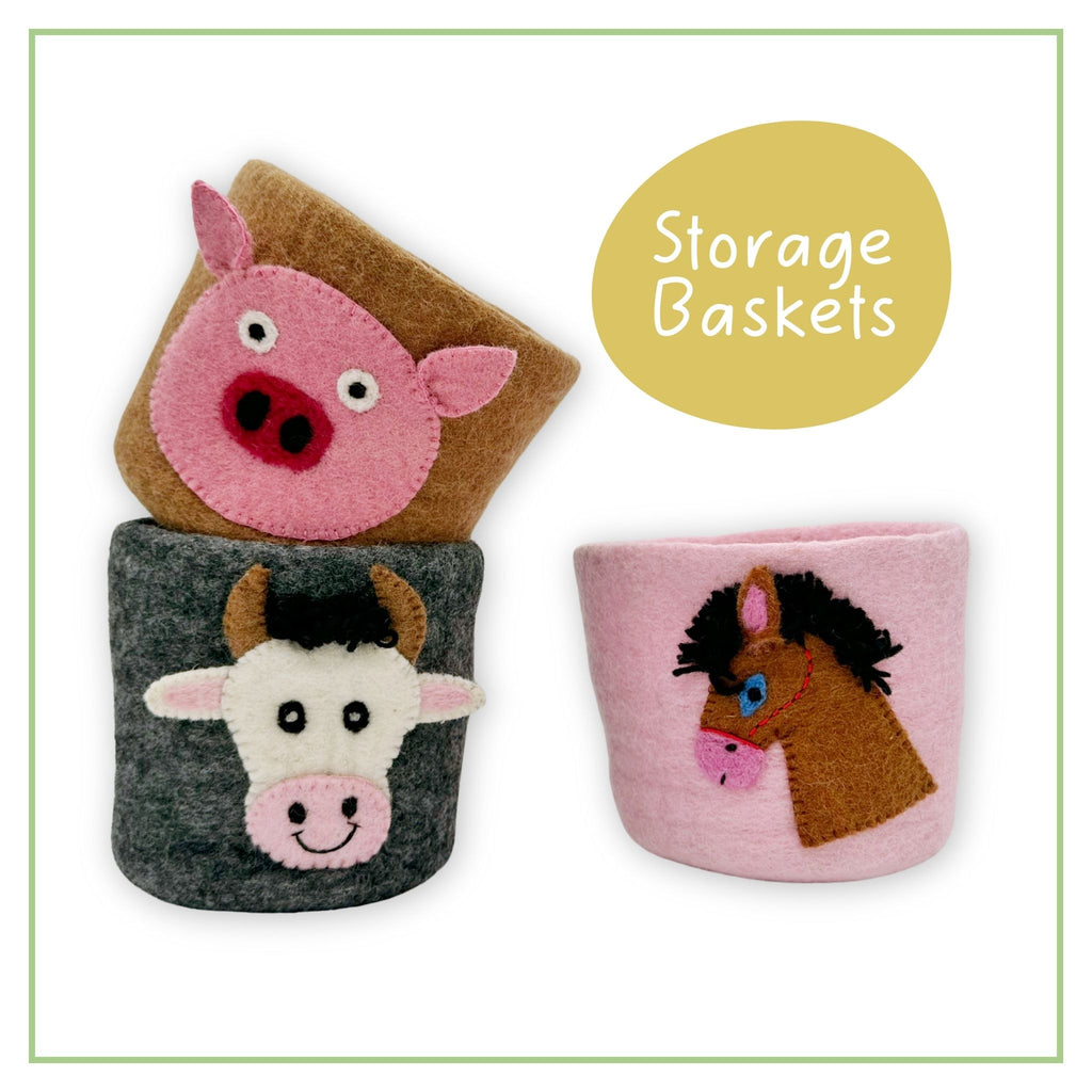 Montessori Treasure Baskets - Farm Friends - Main Image