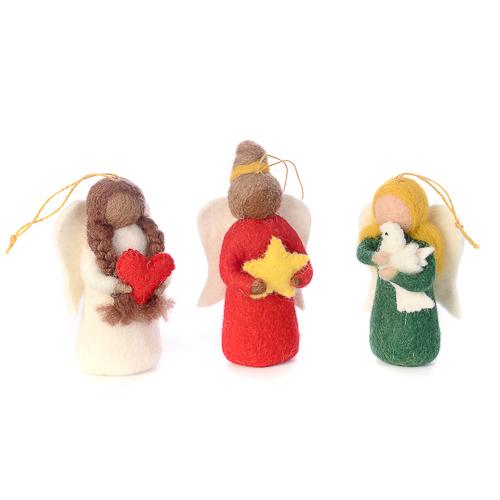 Our owner, Darlene, designed these Guardian Angel Ornaments and produced them with our partners in Nepal.