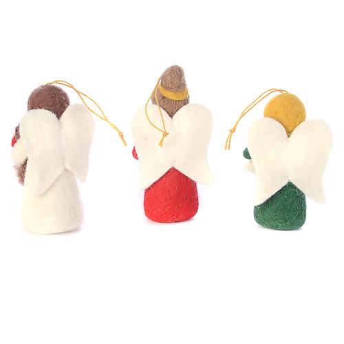 Guardian Angel Ornaments from the back!