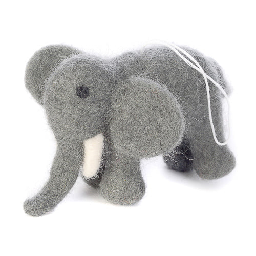 A sweet, wise elephant ornament.