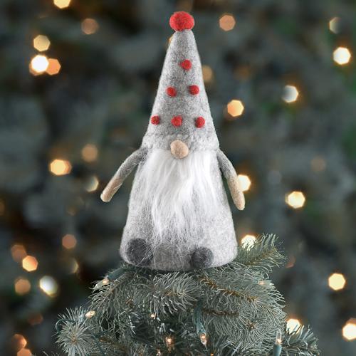 Our gnome tree topper collection offers three cute options!