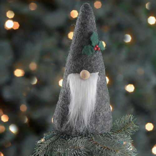 Zane is one of our gnome Christmas tree toppers, he's a shy cutie!